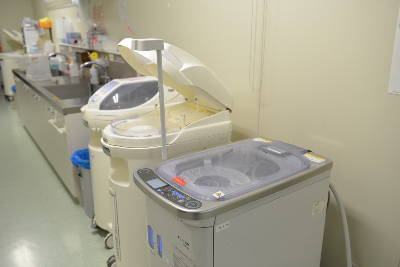 専用の洗浄機器